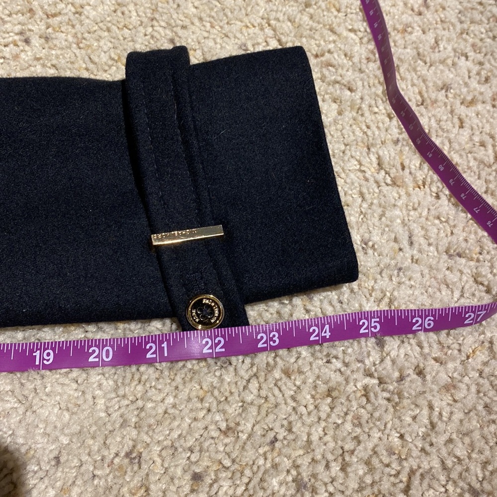 Black Michael Kors Wool Blend Coat - Picture 14 of 14